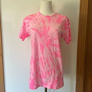 Pink Tie-Dye Women's Top